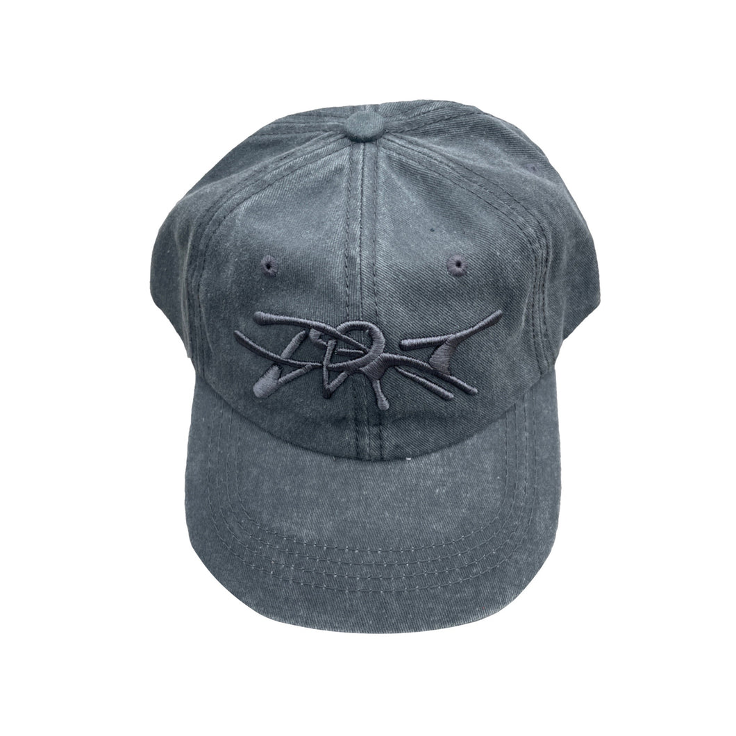 hat grey on grey