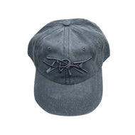 hat grey on grey