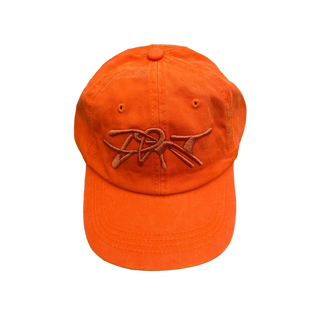 hat orange on orange