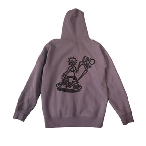 rioma x nicvel plum hoodie