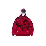 red hoodie