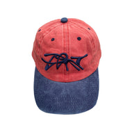 hat denim red