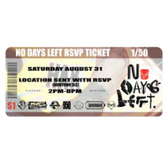 NODAYSLEFT RSVP