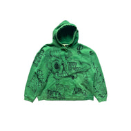 green hoodie