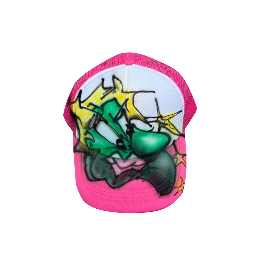 trucker hot pink