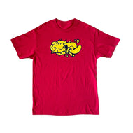 red tee