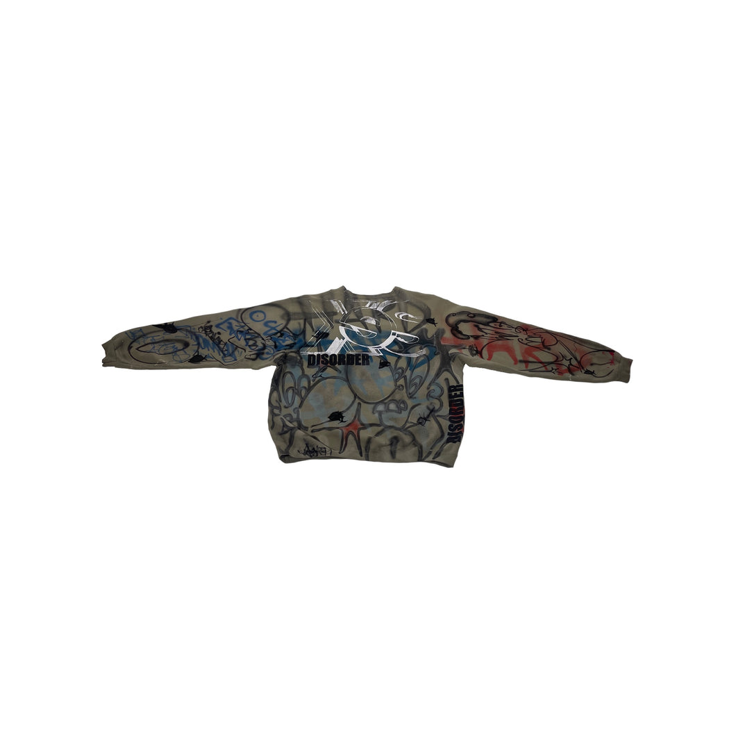 UTC olive crewneck XL